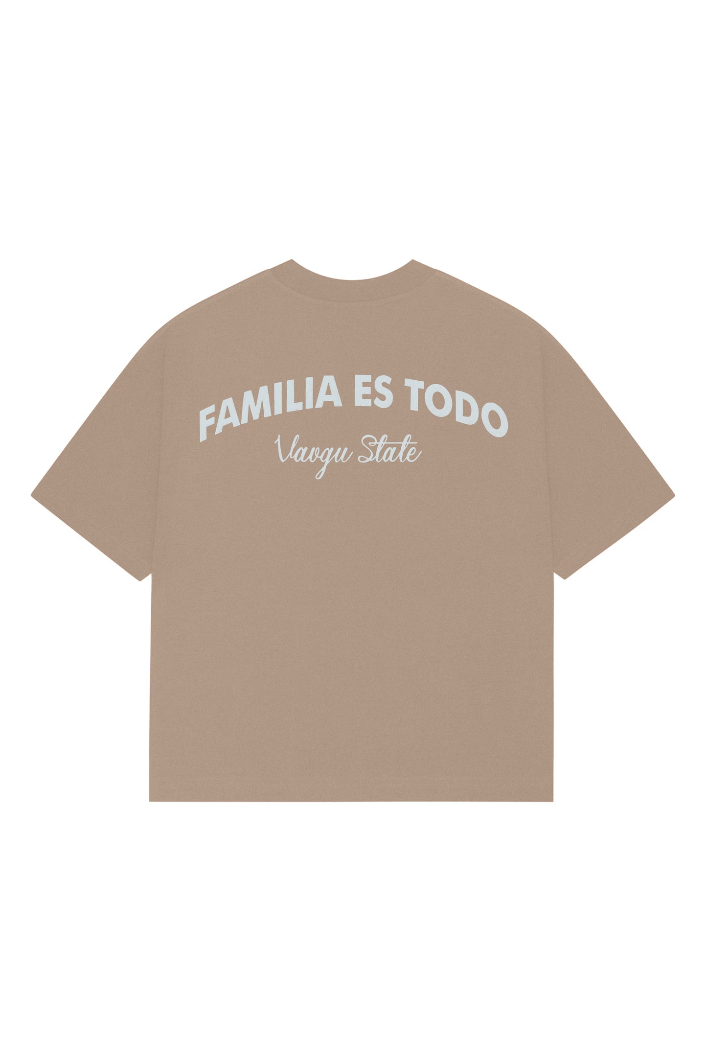 Eğimli Fam. T-shirt / Bej