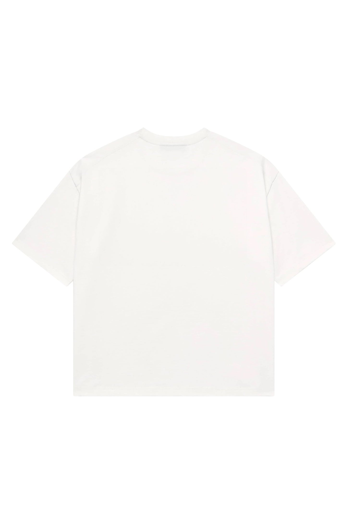 Amblemli Basic T-shirt / Ekru