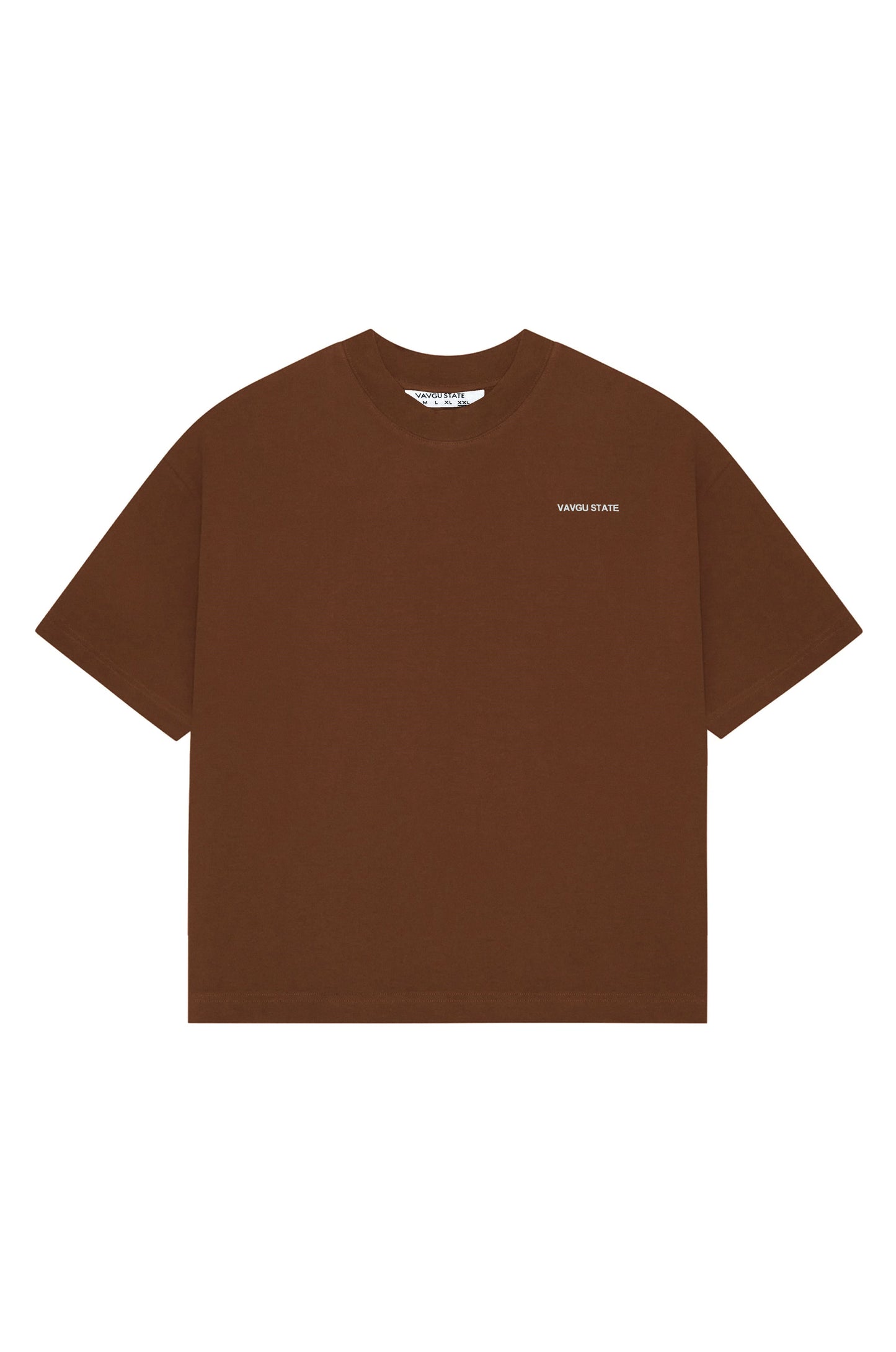 Logolu Basic T-shirt / Kahve