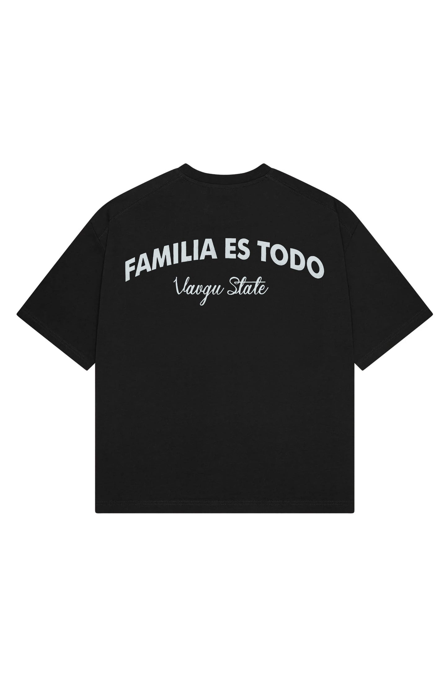 Eğimli Fam. T-shirt / Siyah