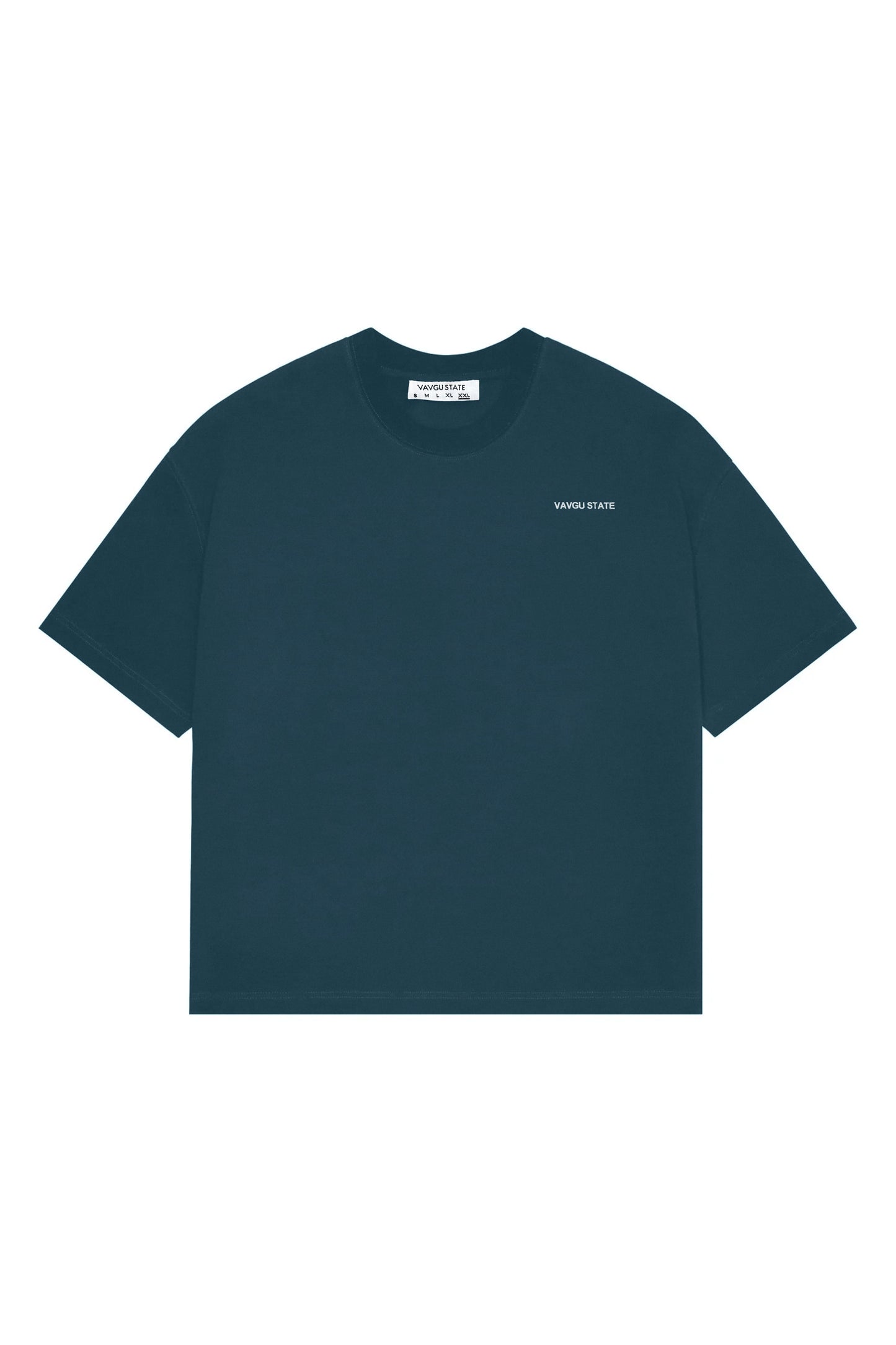 Logolu Basic T-shirt / Nefti Yeşili